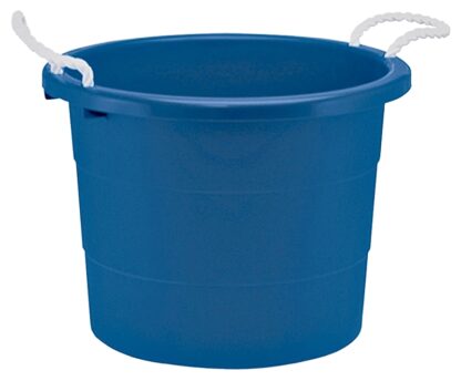 United Solutions TU0014 Utility Tub, 20 gal Capacity, Plastic, Blue Sells in Quantity of 6