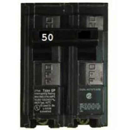 Siemens Q250 Circuit Breaker, Mini, 50 A, 2 -Pole, 120/240 V, Fixed Trip, Plug Mounting