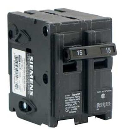 Siemens Q220 Circuit Breaker, Mini, 20 A, 2 -Pole, 120/240 V, Fixed Trip, Plug Mounting