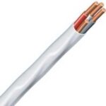 Romex 47182175 Building Wire, White Sheath, 8 AWG Wire, 3-Conductor, 75 m L, Copper Conductor, PVC Insulation