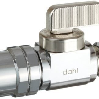 Dahl mini-ball 511-46-31-BAG Stop Valve, 1/2 x 3/8 in Connection, Female CPVC x Compression, 250 psi Pressure