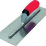 Marshalltown FT373R Finishing Trowel, 14 in L Blade, 4 in W Blade, Steel Blade, Comfort Grip, Curved Handle