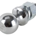 Vulcan HBB09 Hitch Ball, 1-7/8 in Dia Ball, 1 in Dia Shank, 2,000 lb Gross Towing Sells in Quantity of 6