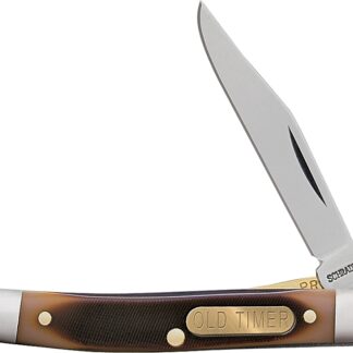 Old Timer 18OT Folding Pocket Knife, 2 in L Blade, 7Cr17 High Carbon Stainless Steel Blade, 1-Blade