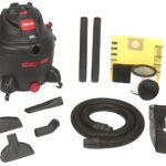 Shop-Vac 8252605 Wet/Dry Vacuum, 16 gal Vacuum, 150 cfm Air, Cartridge, Disposable Filter, 6.5 hp, 120 VAC