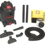 Shop-Vac 8251205 Wet/Dry Vacuum, 12 gal Vacuum, 140 cfm Air, Cartridge, Disposable Filter, 5.5 hp, 120 VAC