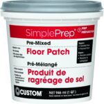 Custom CFPQT Pre-Mixed Floor Patch, Gray, 1 qt Pail Sells in Quantity of 6