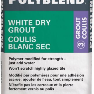 Custom Polyblend CPBWDG25 Non-Shrinking Dry Grout, White, 25 lb Bag