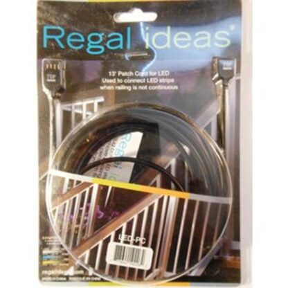 Regal LED-PC Patch Cord, 13 ft L, Black