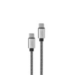 PowerZone KL-029X-2M-TYEP C Charging Cable, Type C, Type C, 6 ft L