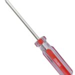 Vulcan SQ24 Screwdriver, S2 Drive, Square Drive, 7-1/2 in OAL, 4 in L Shank, Plastic Handle