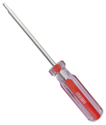 Vulcan SQ24 Screwdriver, S2 Drive, Square Drive, 7-1/2 in OAL, 4 in L Shank, Plastic Handle