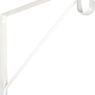 National Hardware S822-094 Shelf and Rod Bracket, 125 lb, Steel