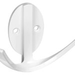 National Hardware V8010 N807-010 Robe Hook, 2-Hook, Zinc, 1/PK Sells in Quantity of 5