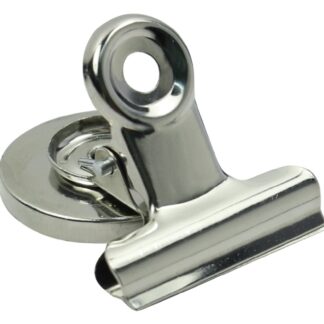 Vulcan HBJ-002 Magnetic Clip, 1-3/16 in W x 1-3/8 in H in Dia, 1.5 in L, 1.188 in W, Silver Sells in Quantity of 60