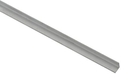 Stanley Hardware 4203BC Series N247-262 Angle Stock, 1/2 in L Leg, 48 in L, 1/16 in Thick, Aluminum, Mill