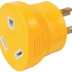 Camco USA 55333 Adapter, 30 A Female, 30 A Male, 125 V, Male, Female