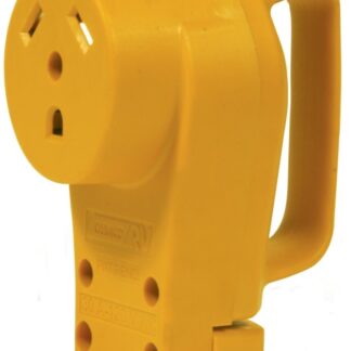 Camco USA 55343 Replacement Receptacle, 125 V, 30 A, Female Contact, Yellow