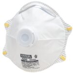 Safety Works 10103821 Disposable Dust Respirator with Exhalation Valve, One-Size Mask, N95 Filter Class, White