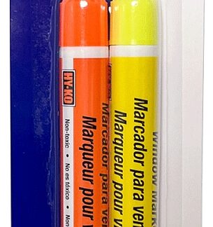 Hy-Ko 40616 Window Marker, Yellow/Orange Reflector Sells in Quantity of 3