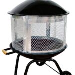 Seasonal Trends KY181 Fire Pit, 27-3/4 in OAW, 31-1/4 in OAD, 46-1/2 in OAH, Round, Steel