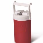 Igloo 0031379 Beverage Cooler, 1 gal, 7 in L, 7 in W, 12 in H, Red