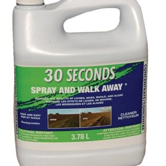 30 Seconds 30SECSWA Outdoor Roof Cleaner, 3.78 L, Liquid, Pale Straw