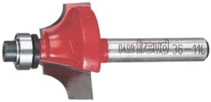 Freud 36-110 Router Bit, 3/8 in Dia, 1-1/8 in Dia Cutter, 2-3/16 in OAL, 1/4 in Dia Shank, 4-Cutter, Carbide