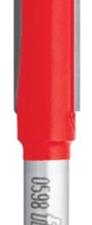 Freud 42-100 Bearing Flush Trim Bit, 3/8 in Dia Cutter, 1 in L Cutting, 2-13/16 in OAL, 1/4 in Dia Shank, 2-Cutter