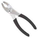 Vulcan JL-NP003 Slip Joint Plier, 6 in OAL, 1 in Jaw Opening, Black Handle, Non-Slip Handle, 1 in W Jaw, 7/8 in L Jaw