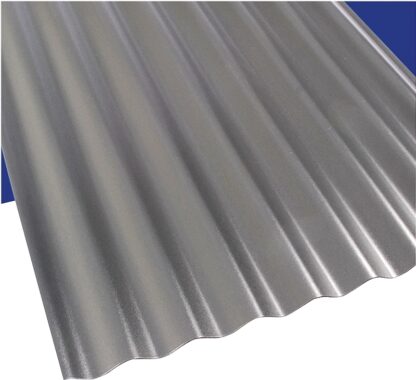 Suntop 108975 Corrugated Roofing Panel, 12 ft L, 26 in W, 0.063 Thick Material, Polycarbonate, Gray Sells in Quantity of 10