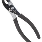 Vulcan JL-NP004 Slip Joint Plier, 8 in OAL, 1-1/4 in Jaw Opening, Black Handle, Non-Slip Handle, 1-1/4 in W Jaw