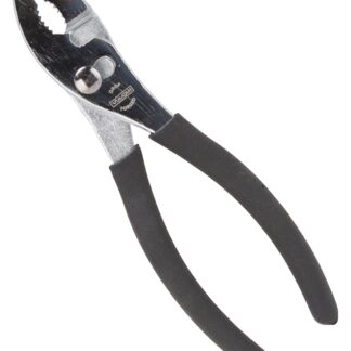 Vulcan JL-NP004 Slip Joint Plier, 8 in OAL, 1-1/4 in Jaw Opening, Black Handle, Non-Slip Handle, 1-1/4 in W Jaw