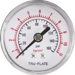 Tru-Flate 24-801 Air Line Gauge, Steel