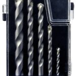 Vulcan 809850OR Rotary Drill Bit Set, Masonry, 5-Piece, Steel, Sandblasted