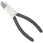 Vulcan JL-NP007 Diagonal Cutting Plier, 7 in OAL, 1 mm Cutting Capacity, 1 in Jaw Opening, Black Handle, Non-Slip Handle