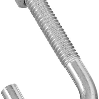 National Hardware 2195BC Series N232-918 J-Bolt, 5/16-18 Thread, 2 in L Thread, 3 in L, 160 lb Working Load, Steel, Zinc Sells in Quantity of 10