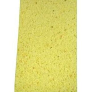 Richard 05665 Cellulose Sponge, 8 in L, 5 in W, 2-1/2 in Thick, Cotton Fiber/Wood, Yellow