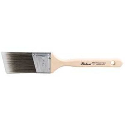 Richard Optimum Ultra 80662 Angular Paint Brush, 2 in L Bristle, Nylon/Polyester Bristle