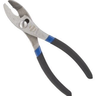 Vulcan JL-NP013 Slip Joint Plier, 8 in OAL, 1-1/4 in Jaw Opening, Black/Blue Handle, Non-Slip Handle, 1-1/4 in W Jaw