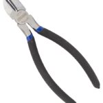 Vulcan JL-NP015 Diagonal Cutting Plier, 7 in OAL, 1.2 mm Cutting Capacity, 1 in Jaw Opening, Black/Blue Handle