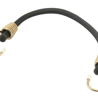 Erickson 06801 Bungee Cord, 2 in Dia, 13 in L, Black, Hook End