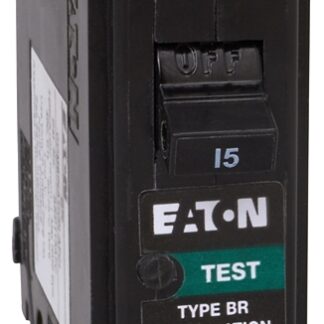 Eaton BRP115AFC Circuit Breaker, AFCI, Combination, Type BR, 15 A, 1-Pole, 120/240 VAC, Long Time, Instantaneous Trip