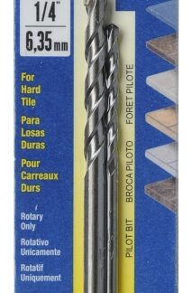 ARTU 01435 Drill Bit, 1/4 in Dia, 4-1/8 in OAL, Flat Flute, 2-Flute, 1/4 in Dia Shank, Straight Shank