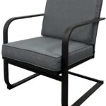 Seasonal Trends H22SK0490 Venice Spring Chair, 25 in W, 28.35 in D, 32.87 in H, Olefin Fabric Seat, Steel Frame