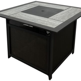 Seasonal Trends HTCS37GA Venice Fire Pit Table, 36.42 in OAW, 36.42 in OAD, 25.98 in OAH, Square, Propane Gas