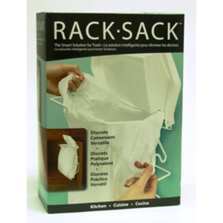 Polyethics Rack Sack 50141 Garbage Bag, White