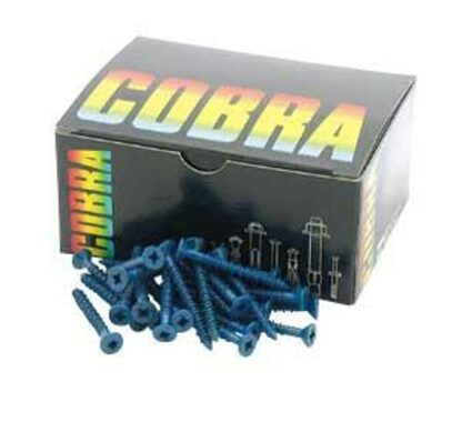 Cobra Anchors CobraTap 624C Concrete Screw, 3/16 in Dia, 3-1/4 in L, 200 lb, Steel, Cobra-Coated, 100/BX