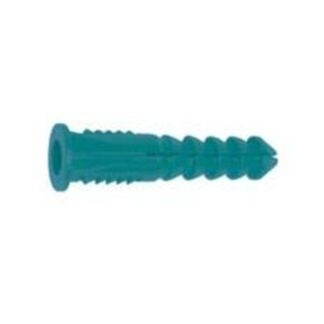 Cobra Anchors 201K Screw Anchor Kit, 1, 1-1/4 in L, Plastic, 175 lb