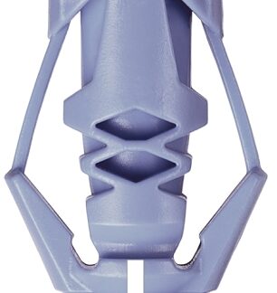 COBRA ANCHORS 172R Wall Anchor, 1-1/4 in L, Polyethylene, 46 lb